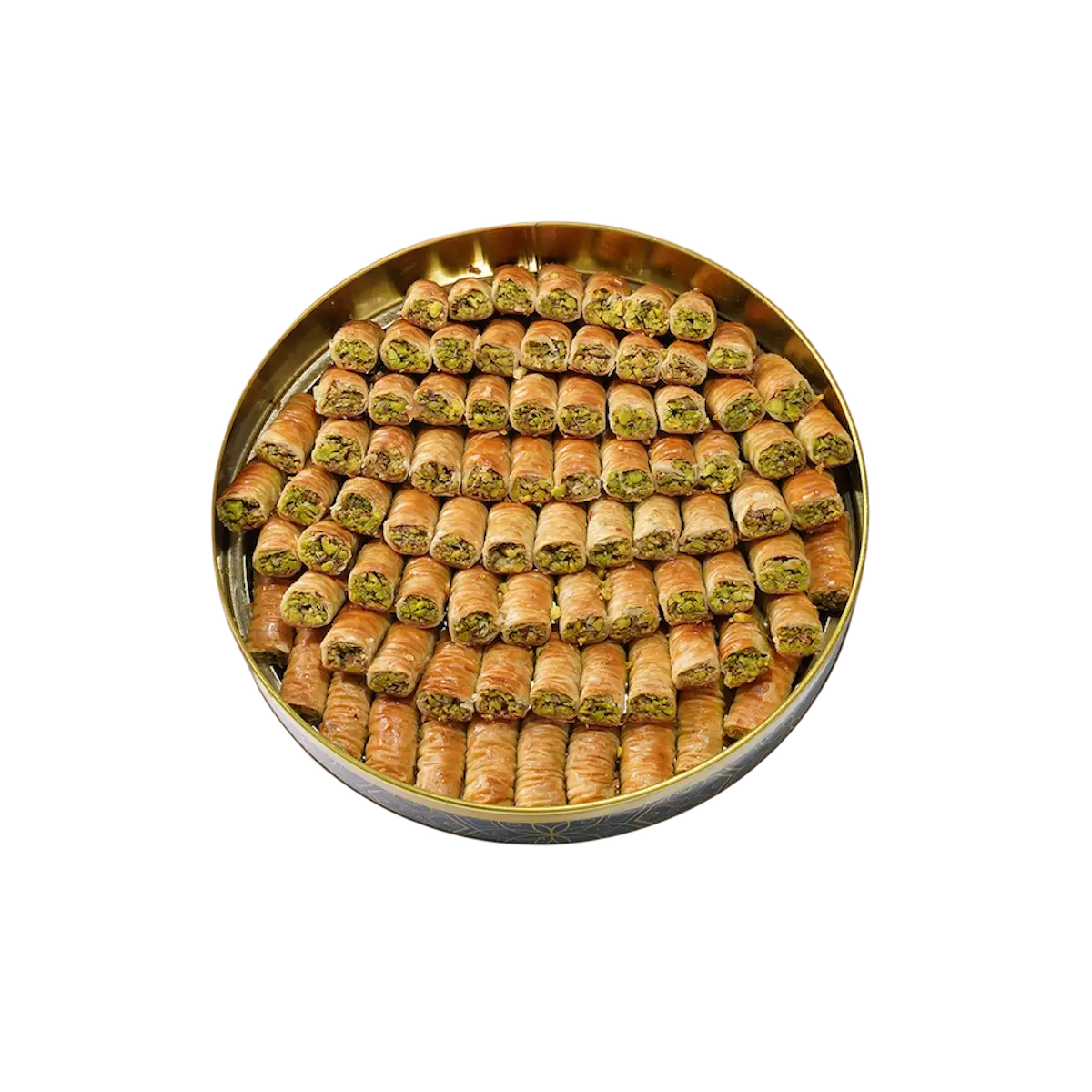 Syrische Pistazienröllchen Syrische Pistazienröllchen – feines Gebäck mit Pistazienfüllung