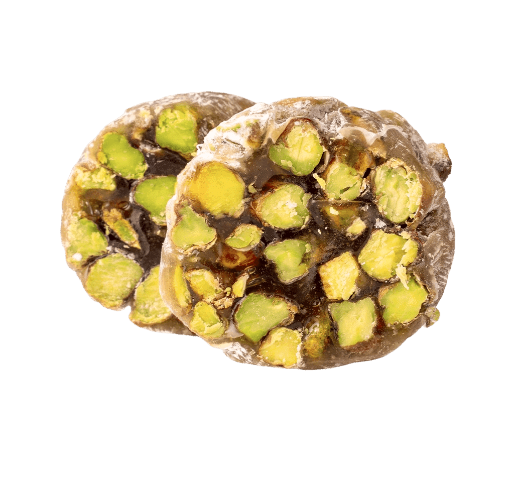 Rahapralinen mit Pistazien Rahapralinen mit Pistazien – feine orientalische Pralinen mit zarter Füllung