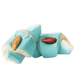 Zuckerpaste Blau mit Pistazienfüllung – edle orientalische Süßigkeit