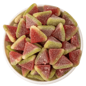 Wassermelonen-Fruchtgummi – halal Gummibonbons mit fruchtigem Melonengeschmack