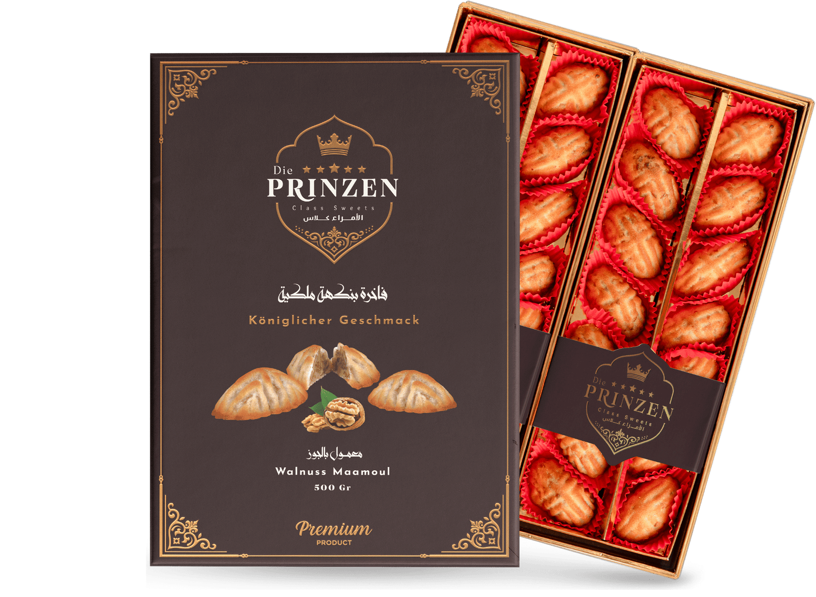 Maamoul mit Walnüssen – gefülltes orientalisches Gebäck